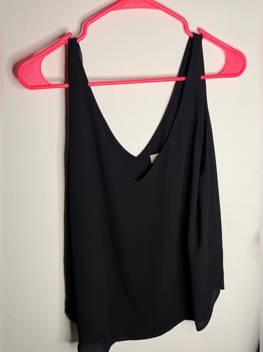 LOFT Black V-Neck Top